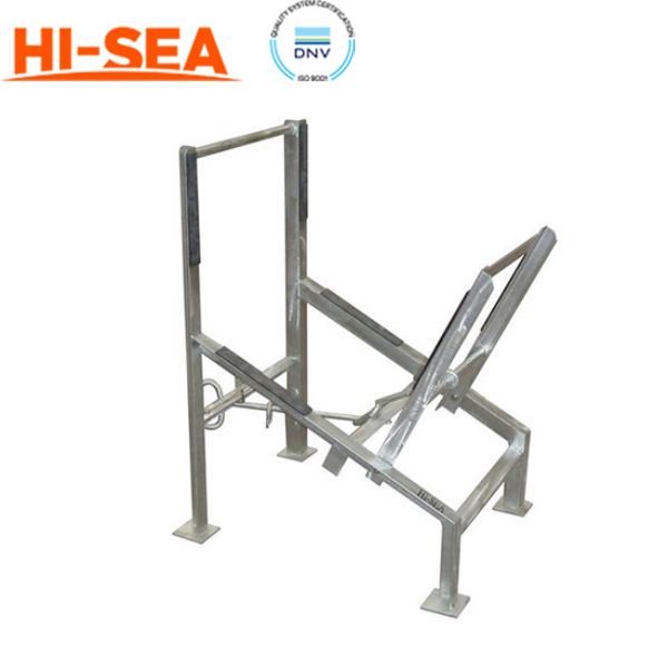 Inclined Cradle For Inflatable Liferaft